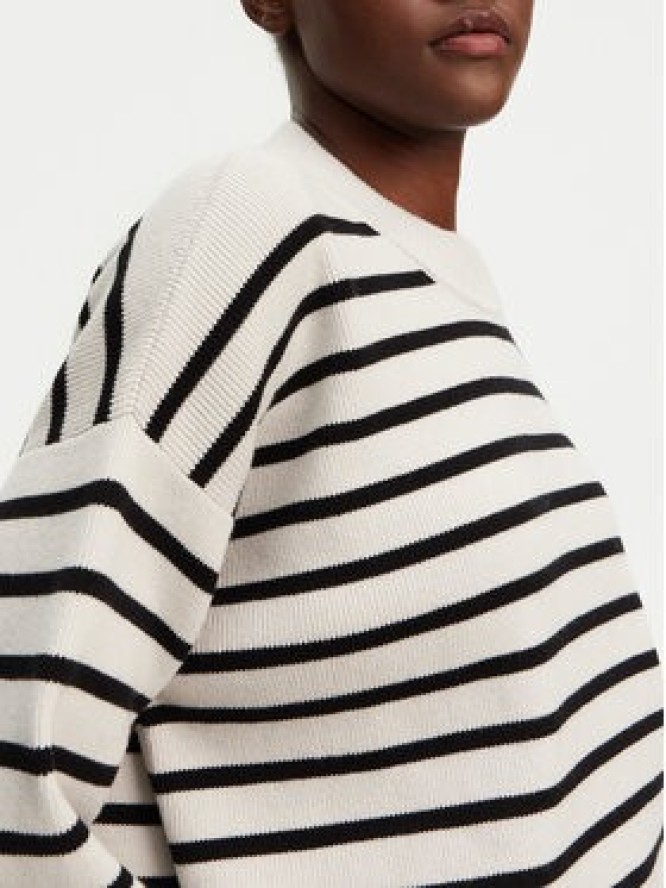 AMI Paris Sweter UKS036.KN0041 Szary Relaxed Fit