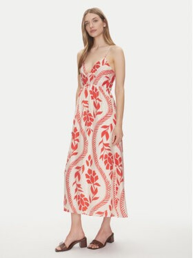 ONLY Sukienka letnia Catja 15347529 Czerwony Regular Fit