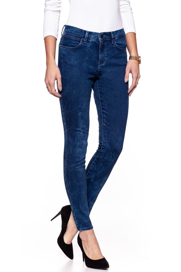 WRANGLER HIGH SKINNY BLUE MARBLE W27H6890M