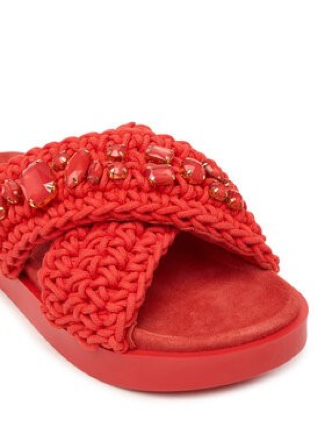 Inuikii Klapki Woven Stones 1004.003.0073 Czerwony