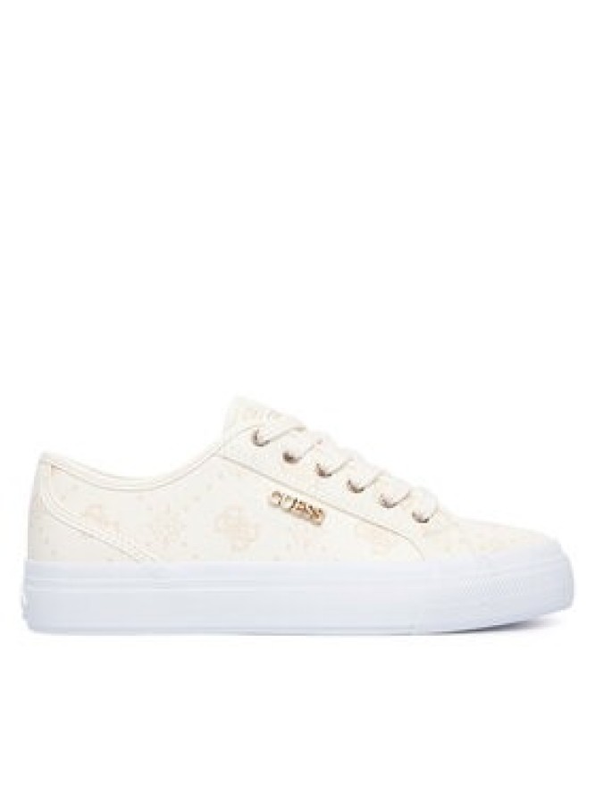 Guess Sneakersy FLTJ10 FAL12 Kremowy