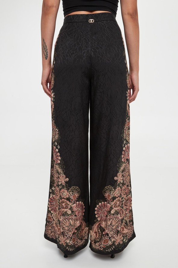 Spodnie damskie ze wzorem TWINSET