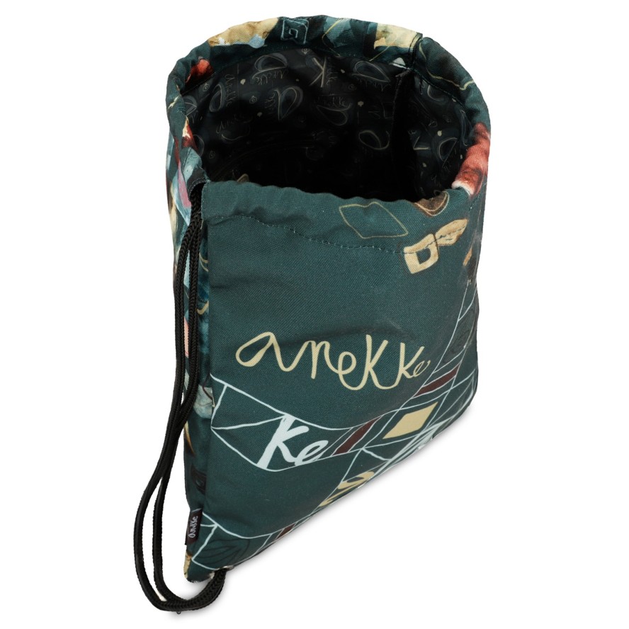 Worek damski Anekke, plecak we wzorki bogato zdobiony, kolorowy, 41484-002