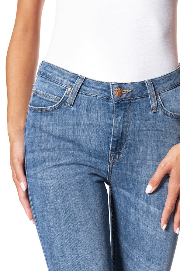 SPODNIE DAMSKIE LEE SCARLETT HIGH DARK DELUXE L626SVMK 112145314