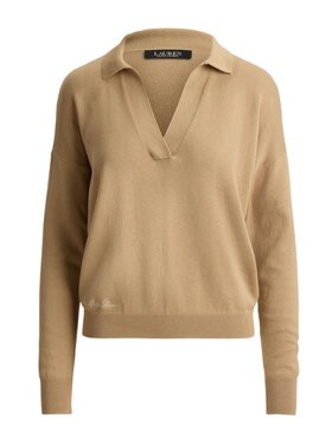 LAUREN RALPH LAUREN Sweter 200P14056004 Beżowy Regular Fit