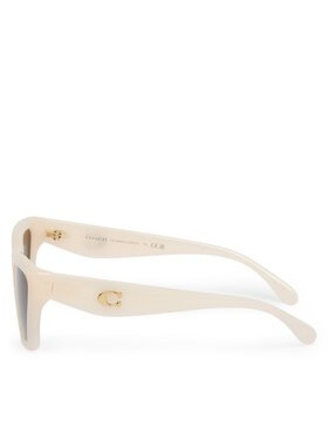 Coach Okulary przeciwsłoneczne 0HC8449U 579073 Kremowy