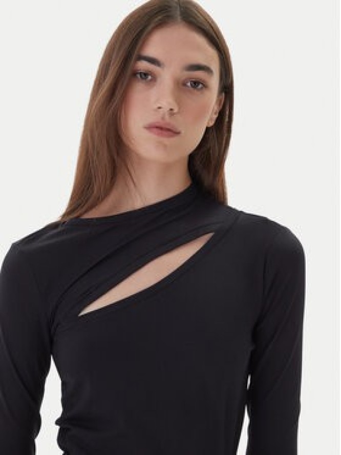 PINKO Bluzka Corazon 106085 A308 Czarny Regular Fit