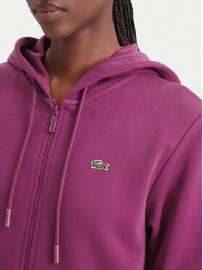 Lacoste Bluza SF5256 Różowy ciemny Regular Fit