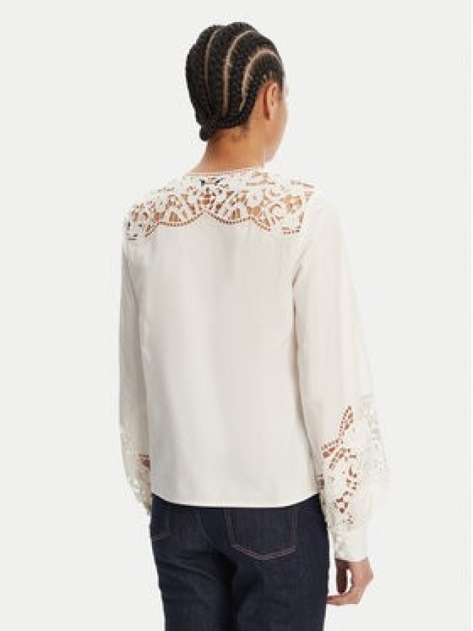 TWINSET Koszula 251TT2333 Écru Regular Fit