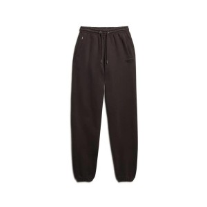 Damskie spodnie dresowe z logiem i ściągaczami przy kostkach Superdry Essential