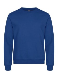 clique Basic Roundneck uniseks bluza z trwałego materiału – blue