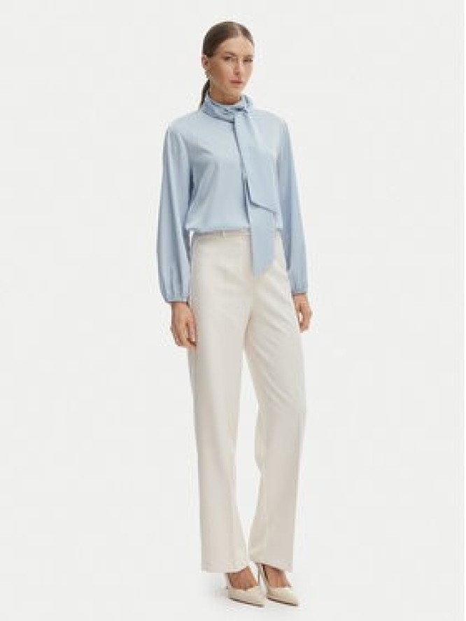 Rinascimento Bluzka CFC0127771003 Błękitny Regular Fit