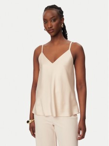 Rinascimento Top CFC0127685003 Beżowy Regular Fit