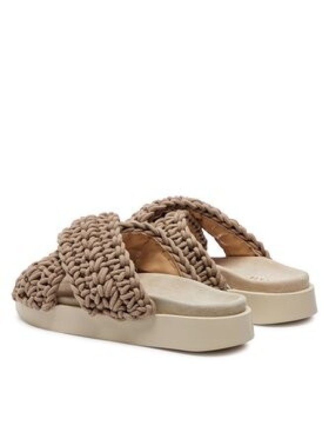 Inuikii Klapki Woven 70104-105 Brązowy