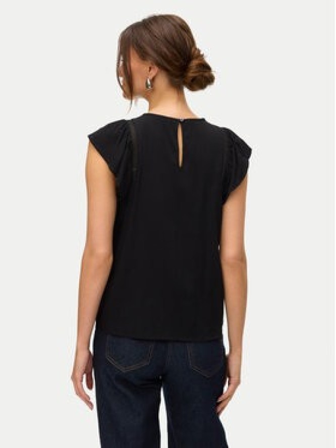 Vero Moda Bluzka Bella 10325248 Czarny Standard Fit