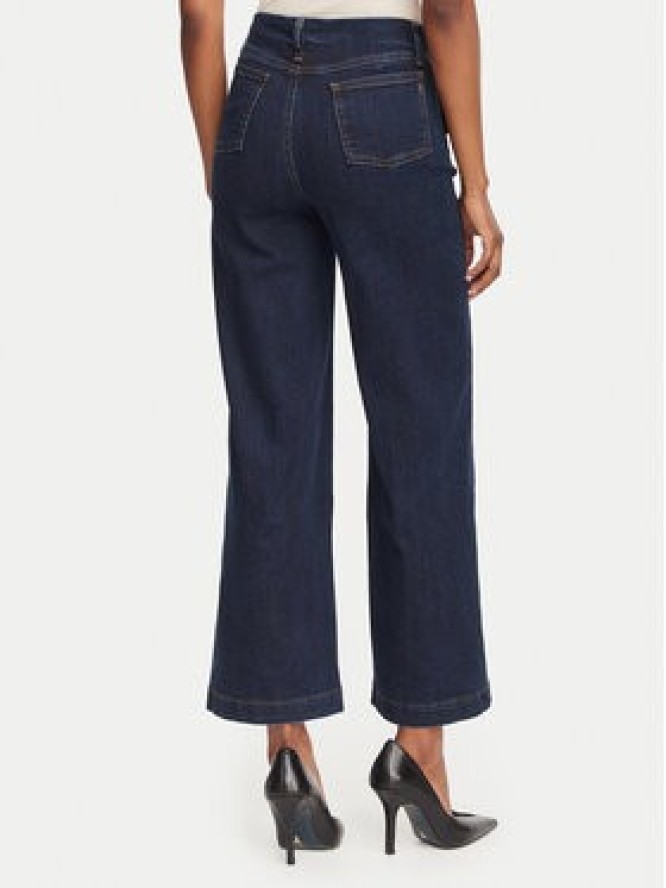 Rinascimento Jeansy CFC0130003003 Granatowy Wide Leg