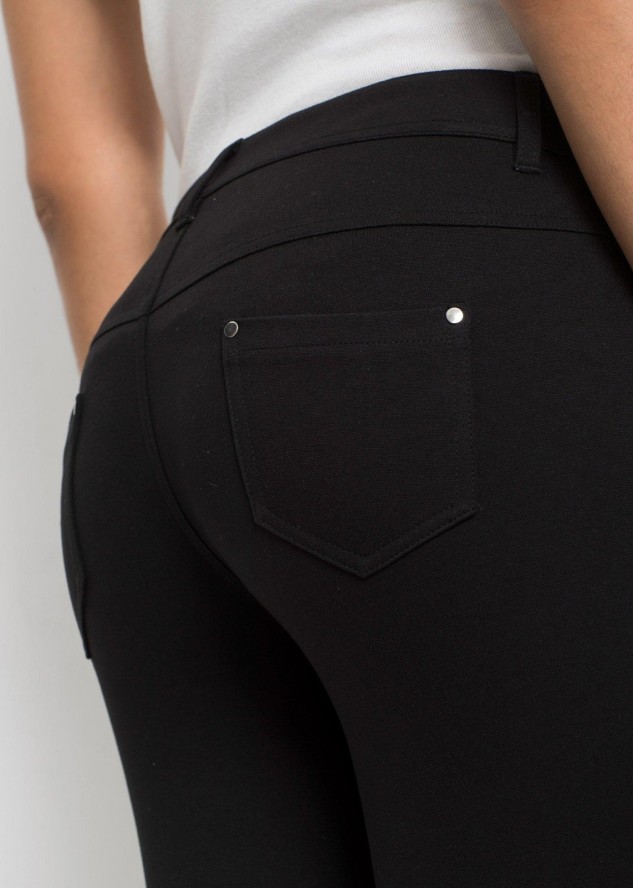 Spodnie z dżerseju z mieszanki wiskozy