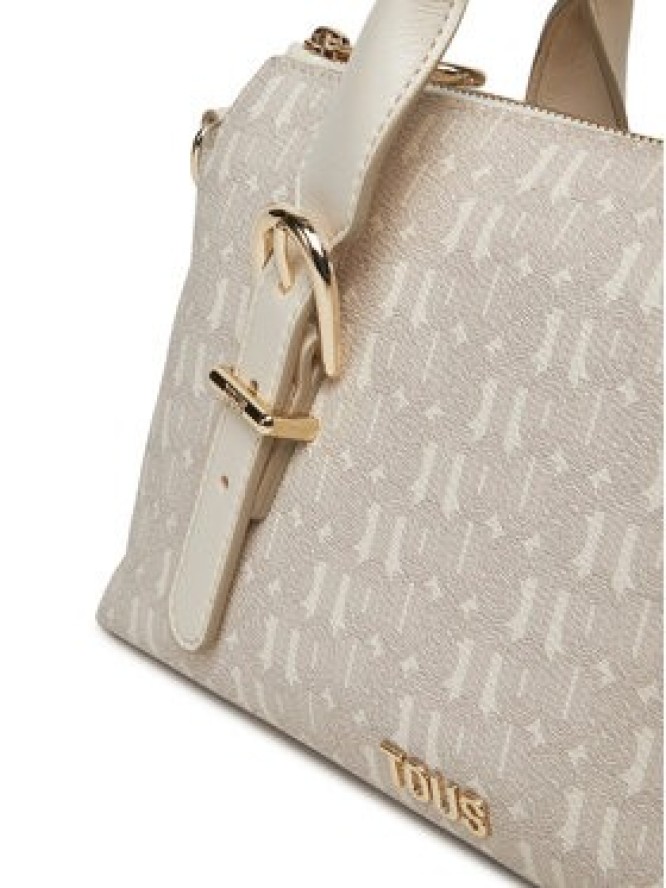 TOUS Torebka Bowling Tous Buckles Silhouette 2002201501 Beżowy