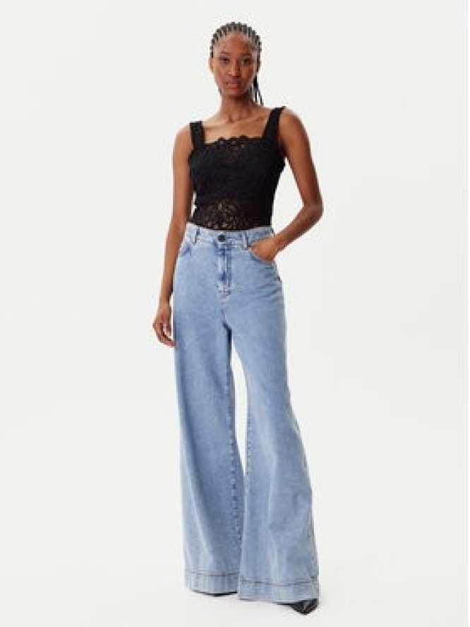 Morgan Bluzka 252-DANSIA Czarny Slim Fit