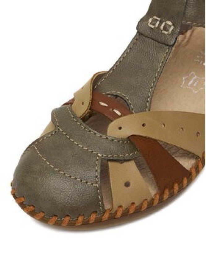 Rieker Sandały CEO-M1655-54 Zielony