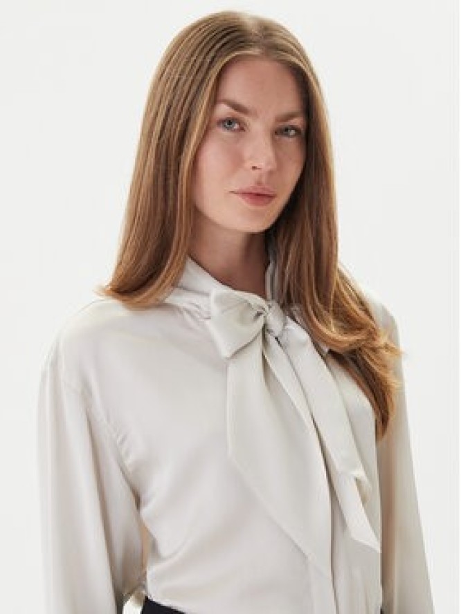 Calvin Klein Bluzka LV044D125G Beżowy Regular Fit