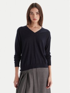 Weekend Max Mara Sweter Fiocchi 2525366042 Granatowy Regular Fit