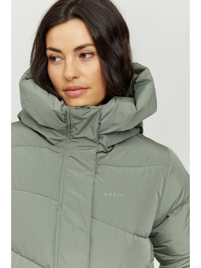 MAZINE Kurtka pikowana "Wanda" w kolorze zielonym rozmiar: M