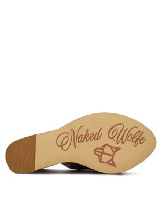Naked Wolfe Klapki TULIP 00131 Brązowy