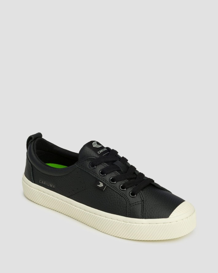 Skórzane sneakersy Cariuma OCA Low Black Premium Leather Unisex