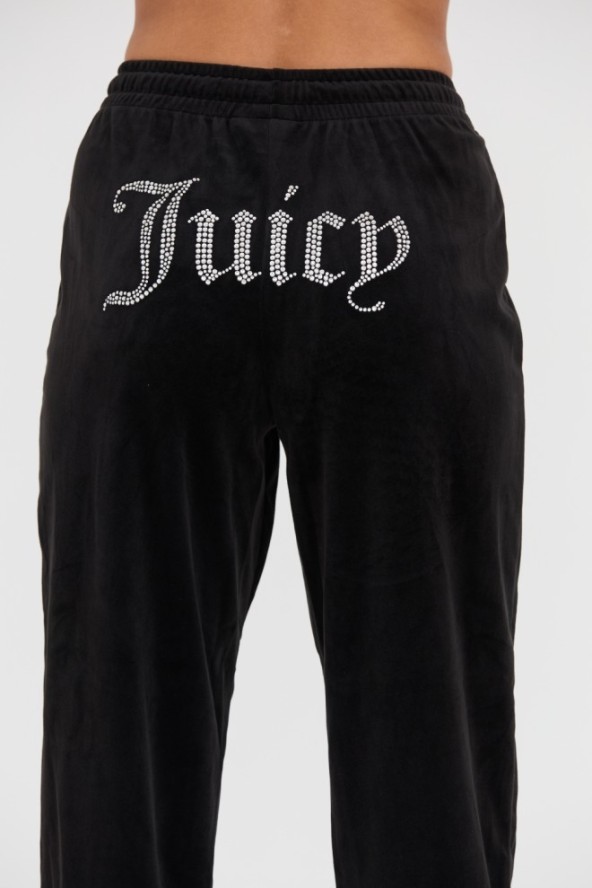 JUICY COUTURE Czarne damskie spodnie dresowe Lilian Jogger, Rozmiar XS
