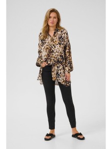 Kaffe Tunika w kolorze beżowym rozmiar: 40