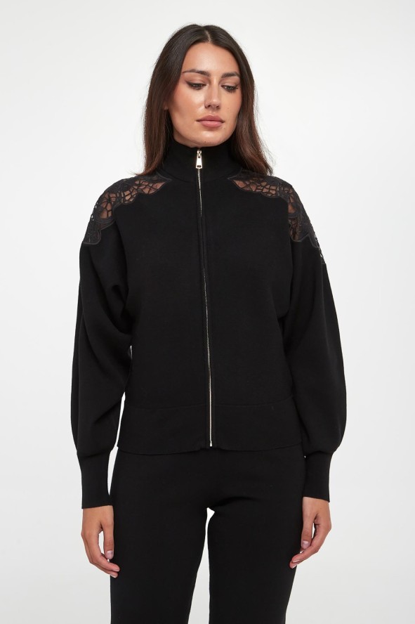 Sweter damski zapinany na zamek TWINSET