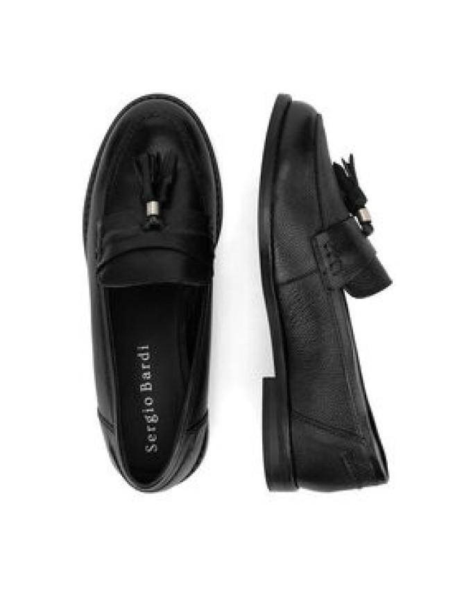 Sergio Bardi Mokasyny WI32-E1092-01SB Czarny