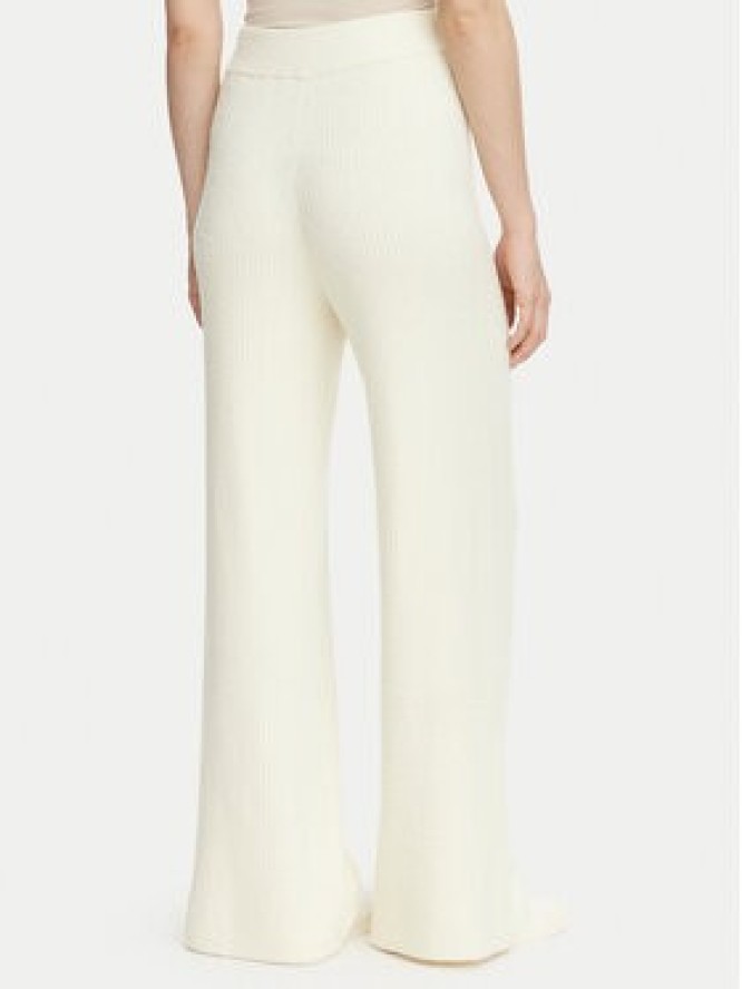 Guess Spodnie dzianinowe O6BB01 Z1147 Kremowy Regular Fit