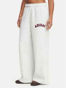 adidas Spodnie dresowe Adidas Damskie 3-Stripes KU0333 Szary Loose Fit