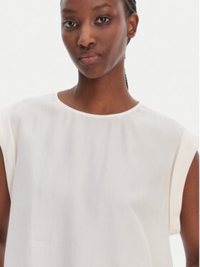 BOSS Bluzka C_Irnette 50543548 Écru Regular Fit