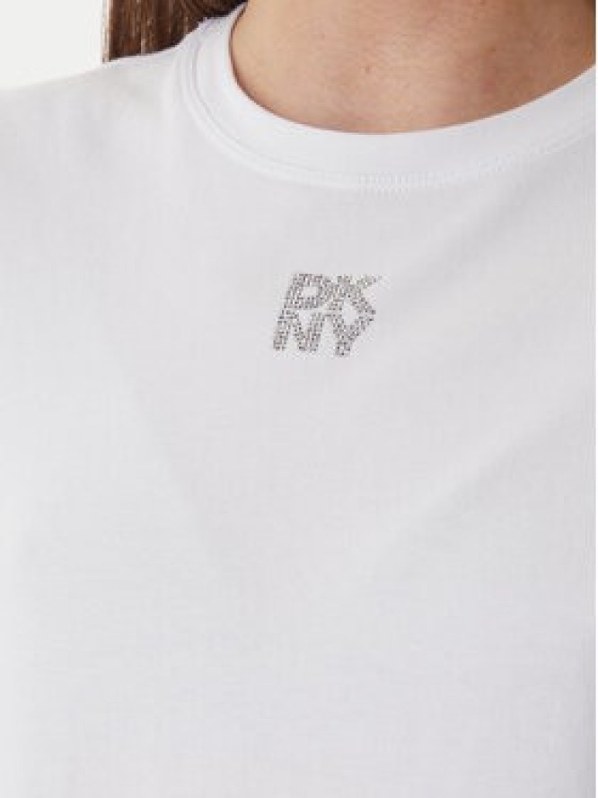 DKNY T-Shirt DJ6T1740 Biały Regular Fit