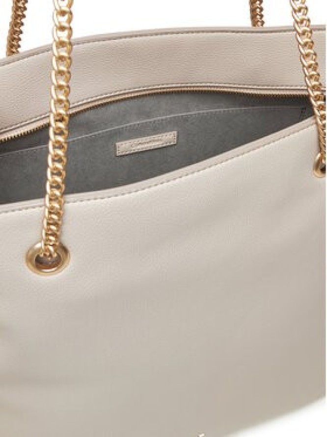 Calvin Klein Torebka Minimal Monogram Chain Tote LV04F3204G Beżowy