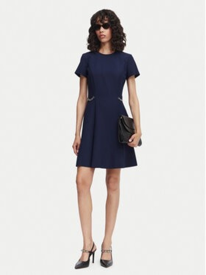 HUGO Sukienka codzienna Kaelyn 50564798 Granatowy Regular Fit