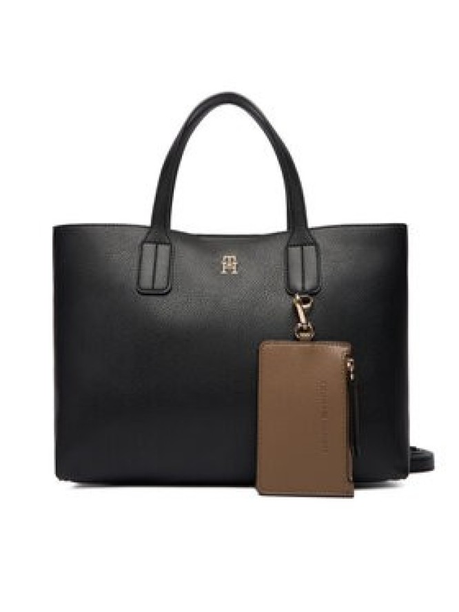 Tommy Hilfiger Torebka Th Icon Mini Tote AW0AW18233 Czarny