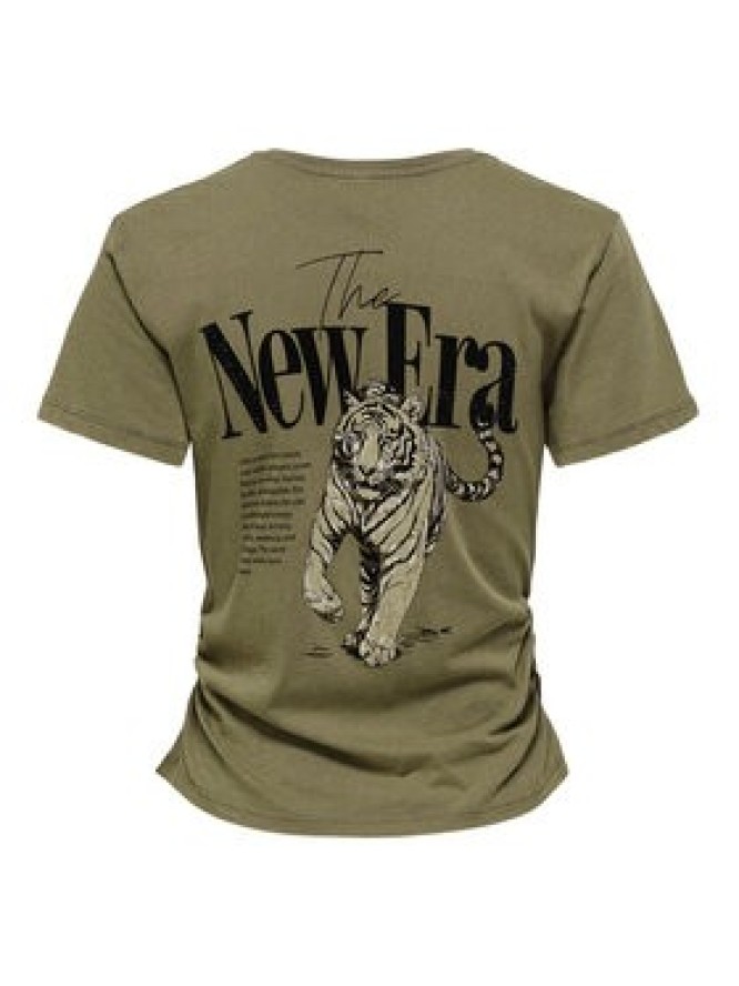 ONLY T-Shirt Lucy 15346760 Brązowy Regular Fit