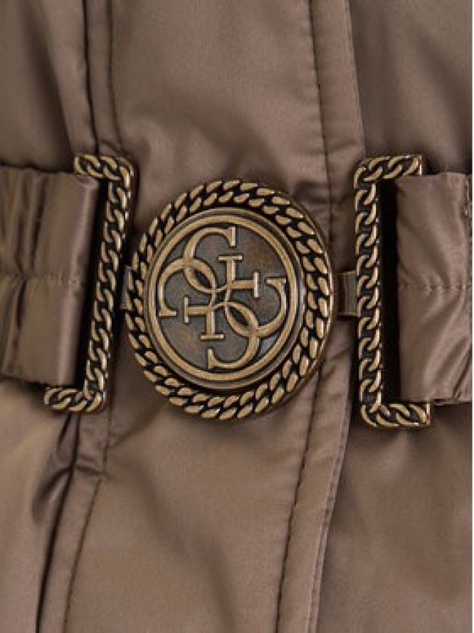 Guess Kurtka puchowa W5BL30 W2802 Beżowy Regular Fit