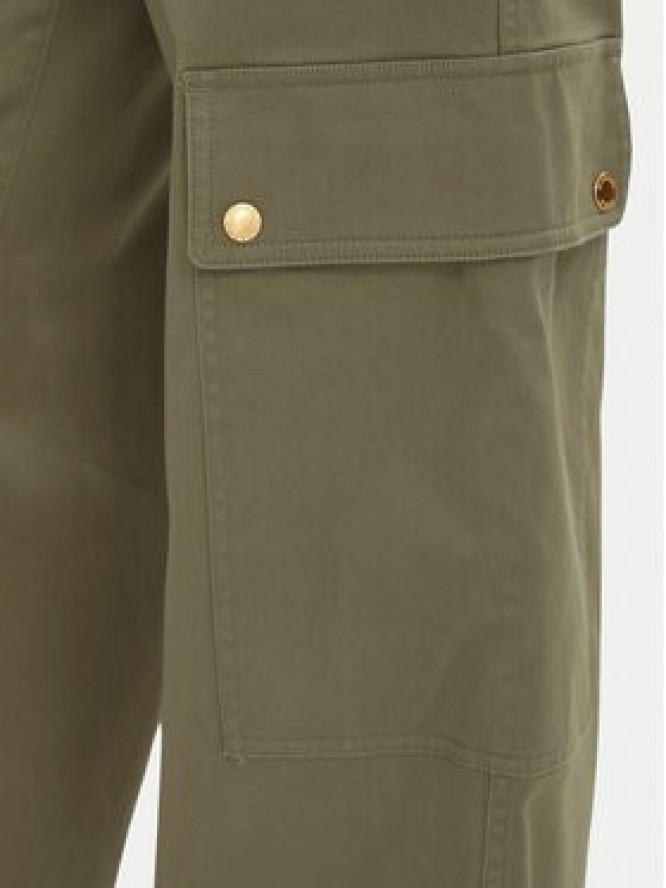 MICHAEL Michael Kors Spodnie cargo MT631013X6 Beżowy ciemny Wide Leg