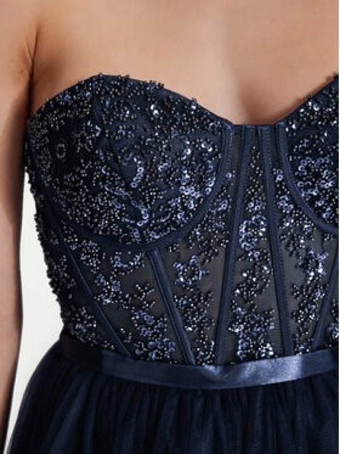 Hey Kyla Sukienka wieczorowa 5AI073HK Granatowy Regular Fit