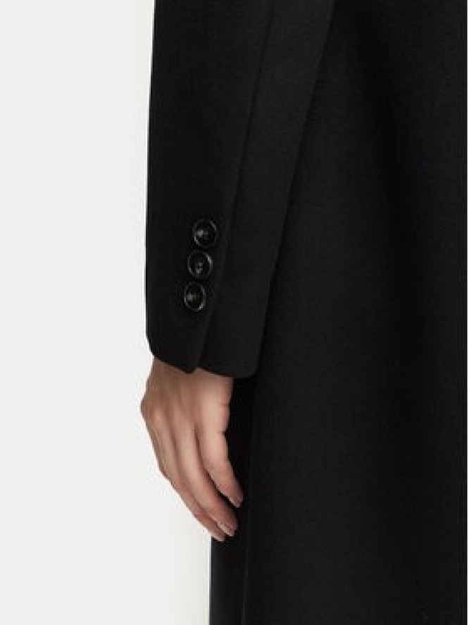Marella Płaszcz wełniany Pavido 2623016031 Czarny Loose Fit