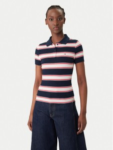 Tommy Jeans Polo DW0DW22327 Granatowy Slim Fit