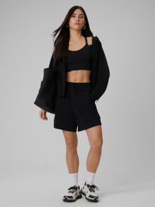 4F Spodenki dresowe z modalem damskie - czarne XXL