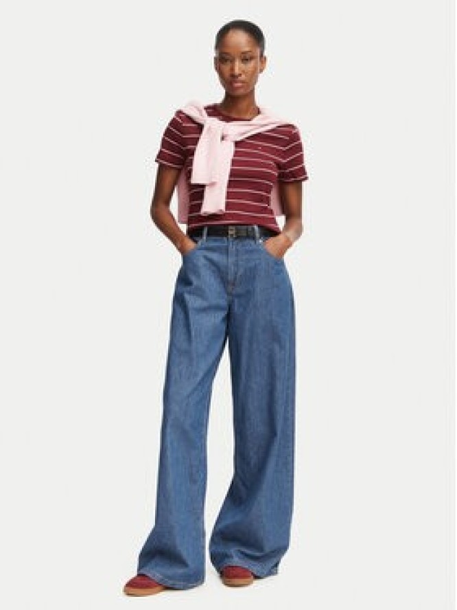 Tommy Hilfiger T-Shirt New Cody WW0WW40587 Czerwony Slim Fit
