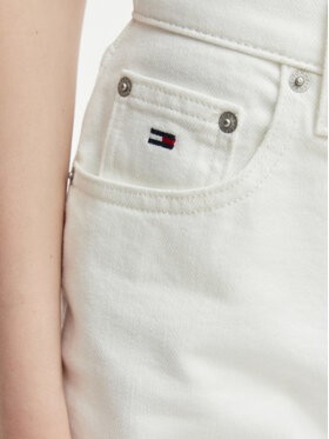 Tommy Jeans Szorty jeansowe DW0DW22695 Biały Regular Fit