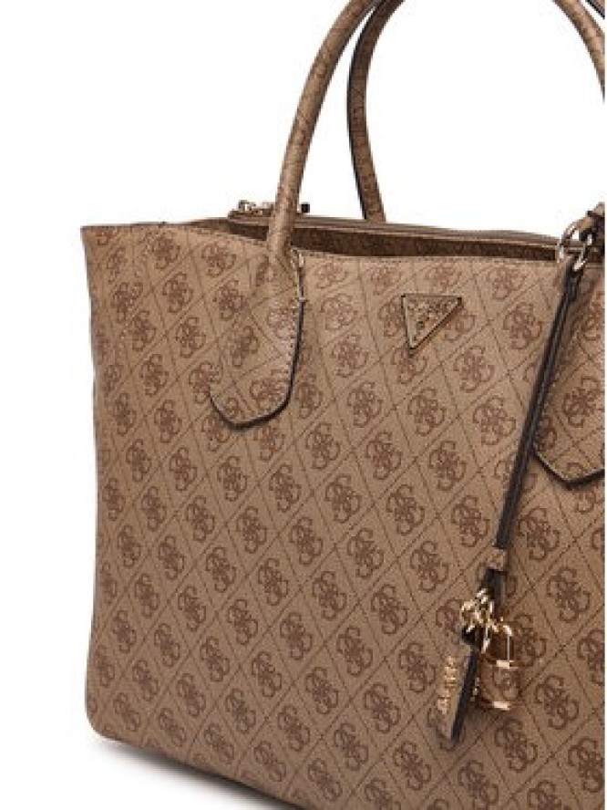 Guess Torebka Marissa Logo HWSG24 82240 Brązowy jasny